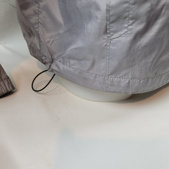 Columbia Jacket Mens Large Grey Flash Forward Windbreaker Packable Central State - Picture 5 of 13